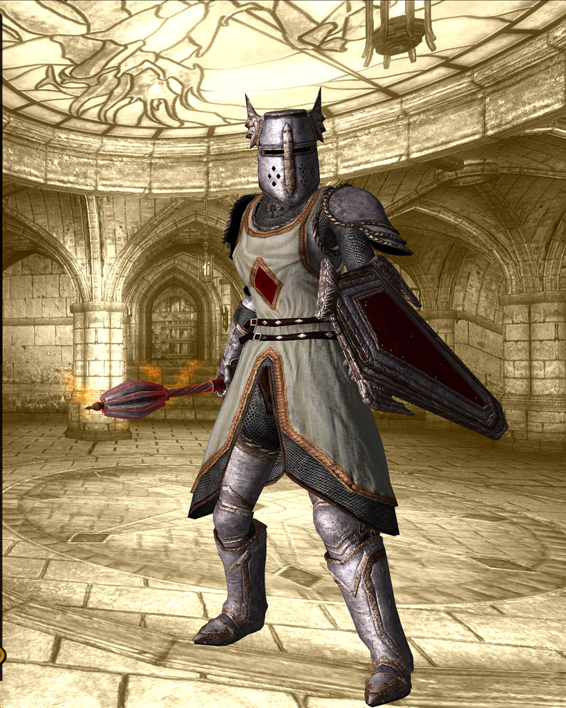 Oblivion armor of the crusader full